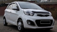 Дефлектор капота SIM для Kia Picanto (2011-2017) 