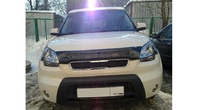 Дефлектор капота SIM для Kia Soul (2009-2011) 