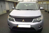 Дефлектор капота SIM для Mitsubishi Outlander (2007-2010) 