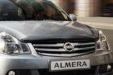 Дефлектор капота SIM для Nissan Almera (2013-2020) 