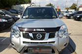 Дефлектор капота SIM с логотипом для Nissan X-Trail (2007-2014) 