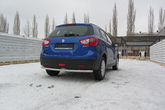 Защита заднего бампера d57 Suzuki SX4 (2014-2021)