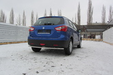 Защита заднего бампера d42 Suzuki SX4 (2014-2021)