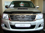 Дефлектор капота SIM для Toyota Hilux (2011-2015) 