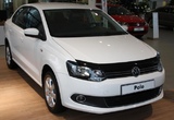 Дефлектор капота SIM для Volkswagen Polo седан (2014-2020) 