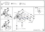 Фаркоп оцинкованный с быстросъемным шаром Galia для Lexus GX 470/GX 460 (2003-)