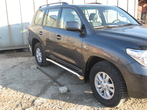 Защита порогов d76 с гибами Toyota Land Cruiser 200 (2007-2012)