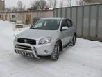 Кенгурятник d76 низкий с защитой картера Toyota RAV4 (2006-2009)