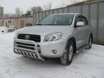 Кенгурятник d57 низкий c защитой картера Toyota RAV4 (2006-2009)