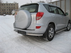 Защита заднего бампера уголки d57 Toyota RAV4 (2006-2009)