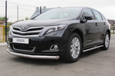 Защита переднего бампера d76 Toyota Venza (2012-2016)