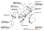 Фаркоп Imiola c быстросъемным шаром для Subaru Forester (2008-2013)