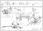 Фаркоп оцинкованный Galia для Volvo V50 универсал (2004-2012)