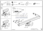 Фаркоп оцинкованный Galia для Volvo S80 (2006-2010)