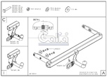 Фаркоп оцинкованный Galia для Volvo XC70 (2007-2016)