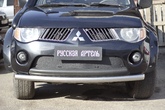 Зимняя защита радиатора Mitsubishi L200 (2007-2010)