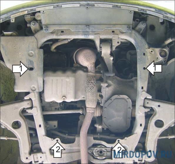 Купить защиту картера двигателя для Opel Zafira (A) '– - цена, фото, характеристики