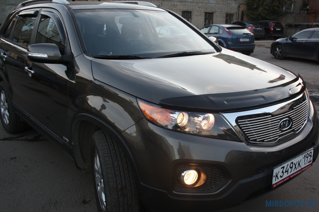 Дефлектор капота EGR Kia Sorento (2009-2020) № 018041 - купить по лучшей  цене на mirdopov.ru