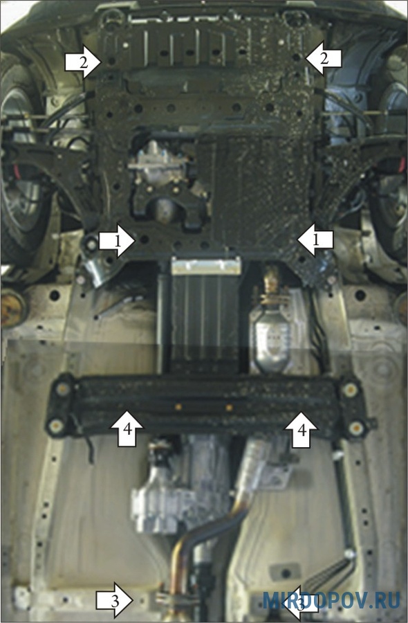Защита картера двигателя для Suzuki Grand Vitara