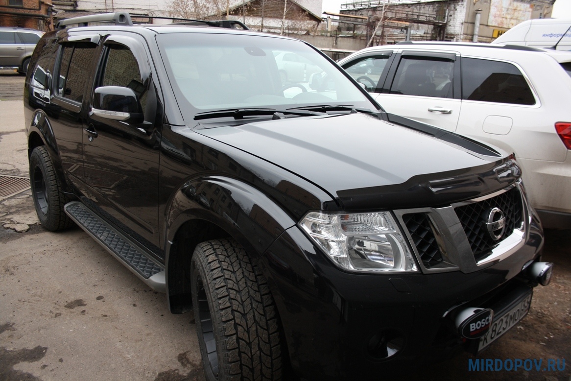 Дефлектор капота EGR Nissan Pathfinder/Navara (2010-2014) № 027211 - купить  по лучшей цене на mirdopov.ru