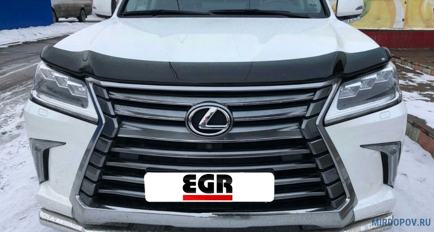 Дефлектор капота EGR Lexus 570 (2015-2022) № 039501 - купить по лучшей цене  на mirdopov.ru