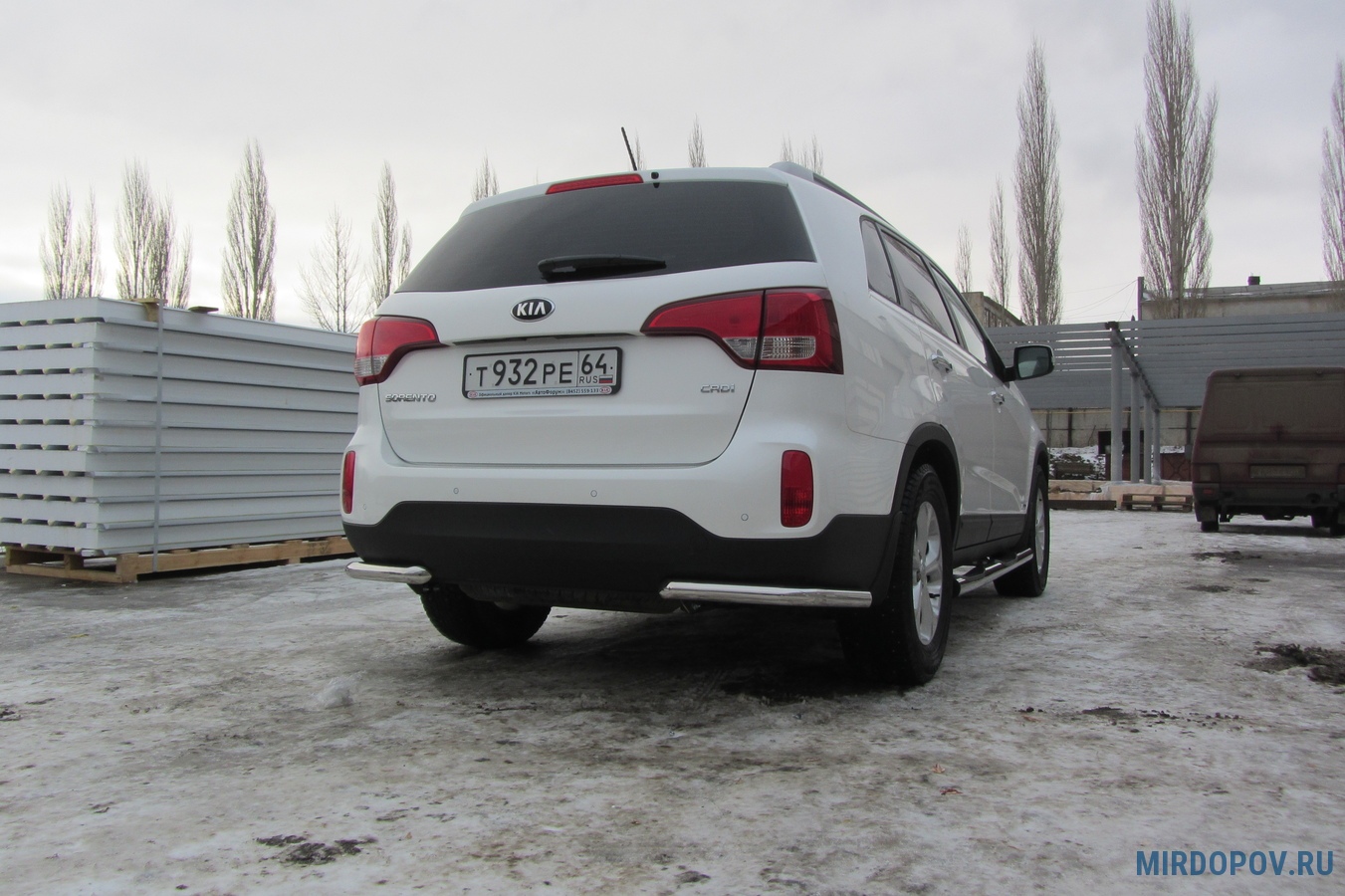 Уголки d57 Kia Sorento (2013-2015) № KS13-014 - купить по лучшей цене на  mirdopov.ru