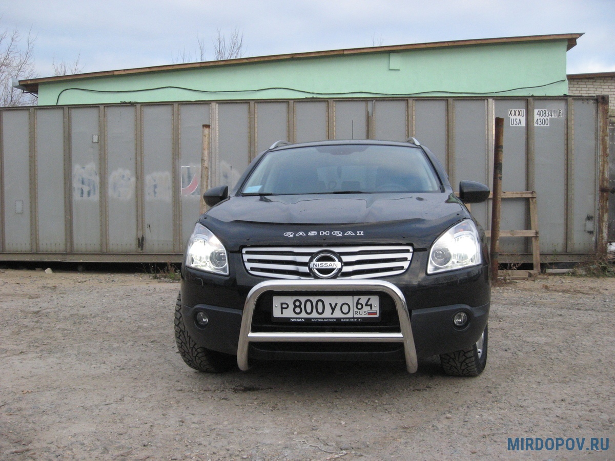 Кенгурятник d57 низкий Nissan Qashqai+2 (2007-2011) № NIQ2004 - купить по  лучшей цене на mirdopov.ru