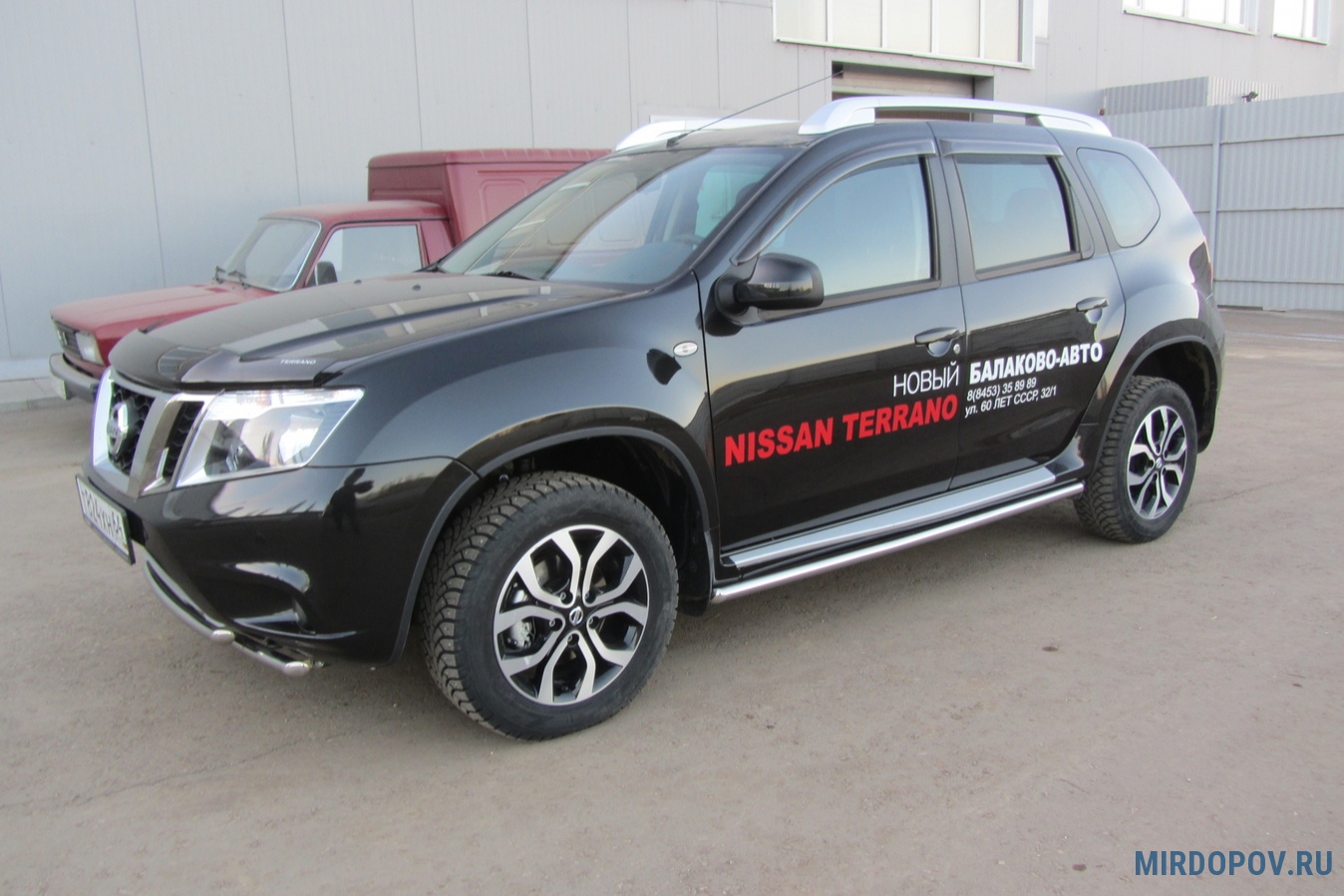 Защита порогов d42 труба Nissan Terrano (2014-2023) № NTER14-007 - купить  по лучшей цене на mirdopov.ru