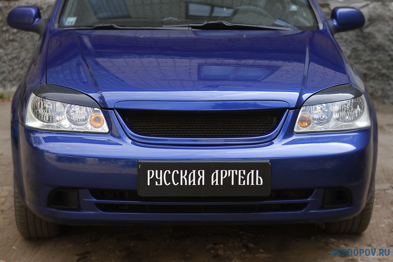 Реснички на передние фары Chevrolet Lacetti седан (2004-2013) № RECL-005700  - купить по лучшей цене на mirdopov.ru