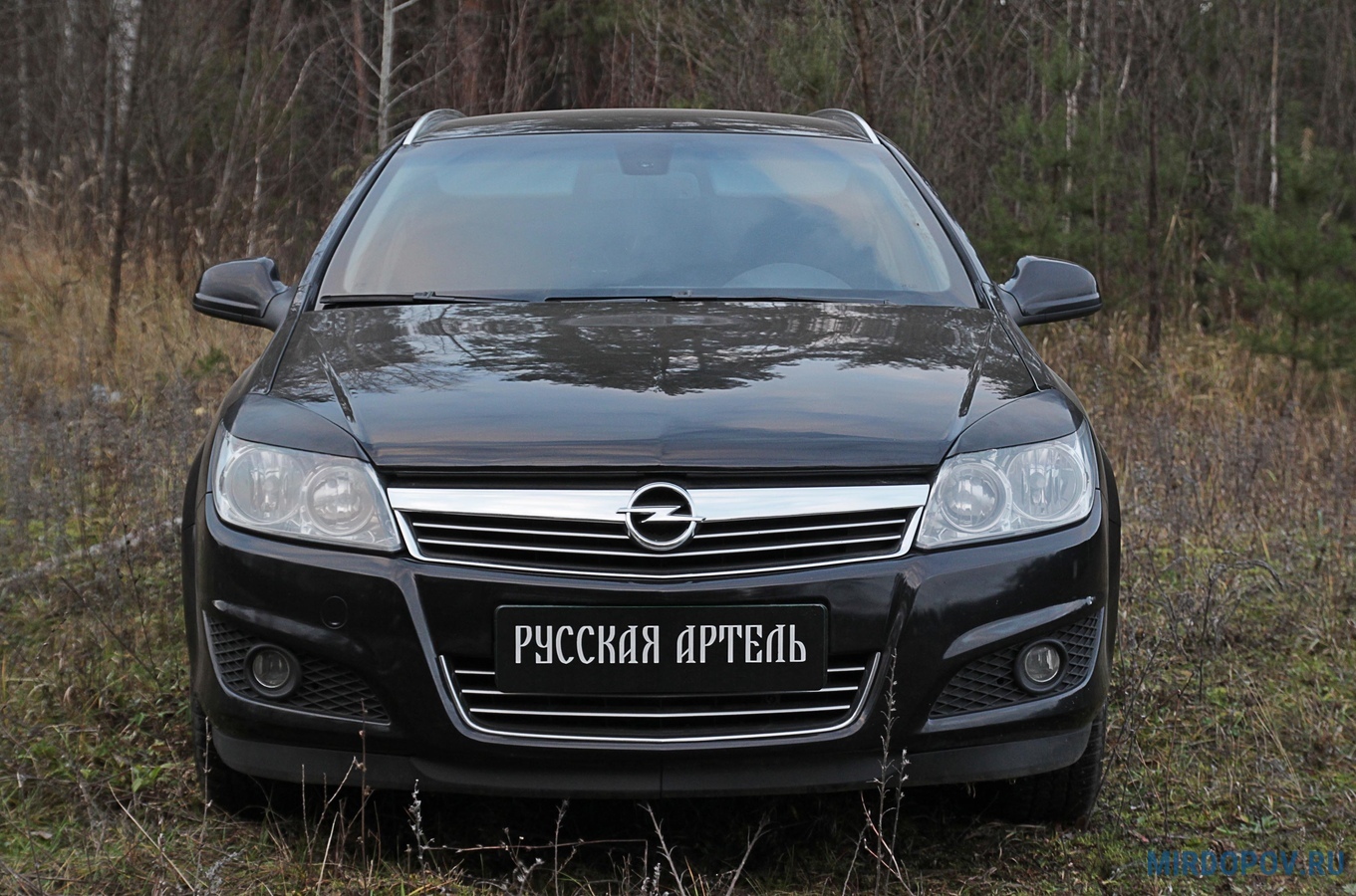 Реснички на передние фары Opel Astra универсал (2006-2012) № REOA-005100 -  купить по лучшей цене на mirdopov.ru