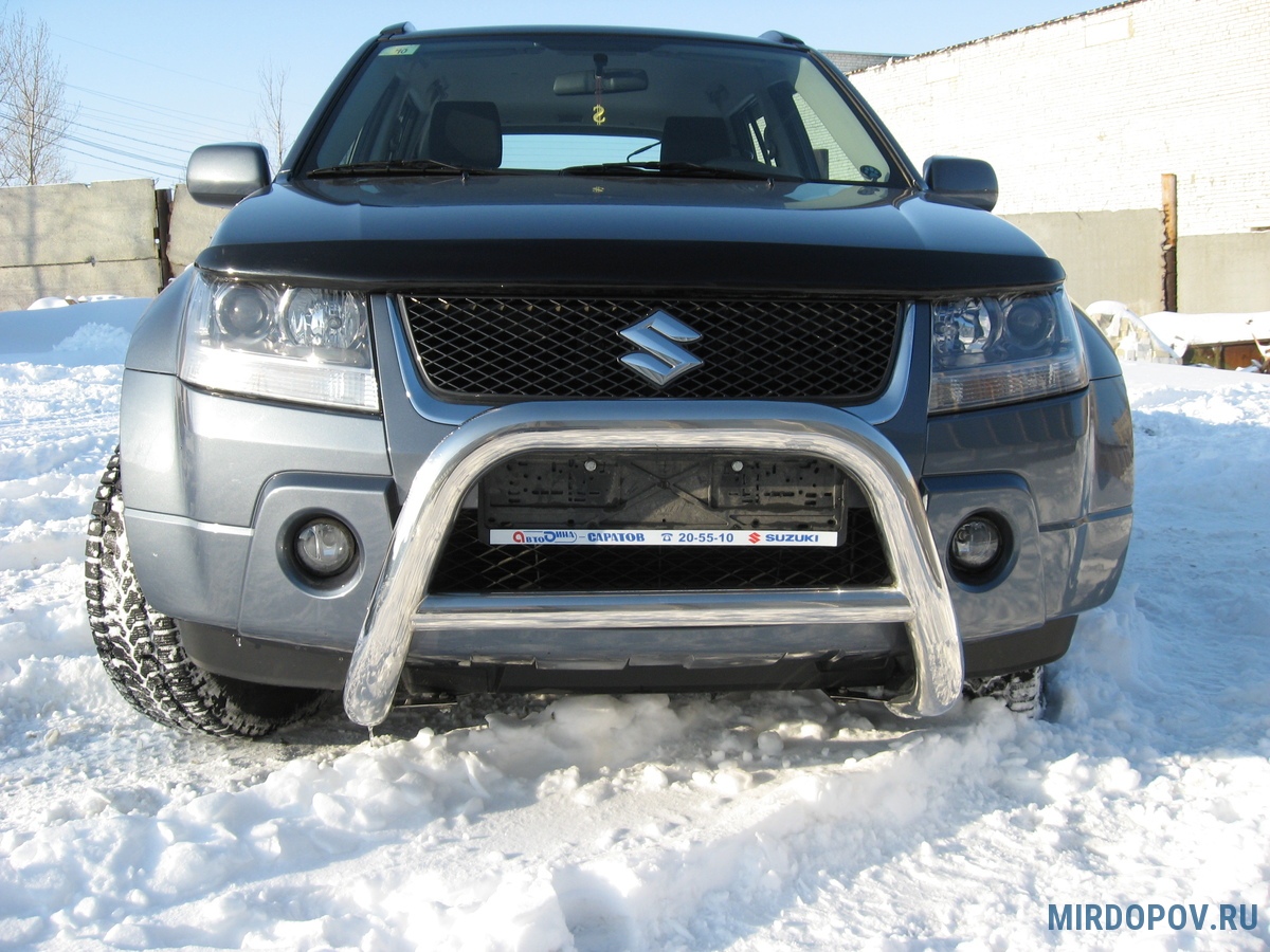 Кенгурятник d76 низкий Suzuki Grand Vitara (2005-2008) № SGV05002 - купить  по лучшей цене на mirdopov.ru