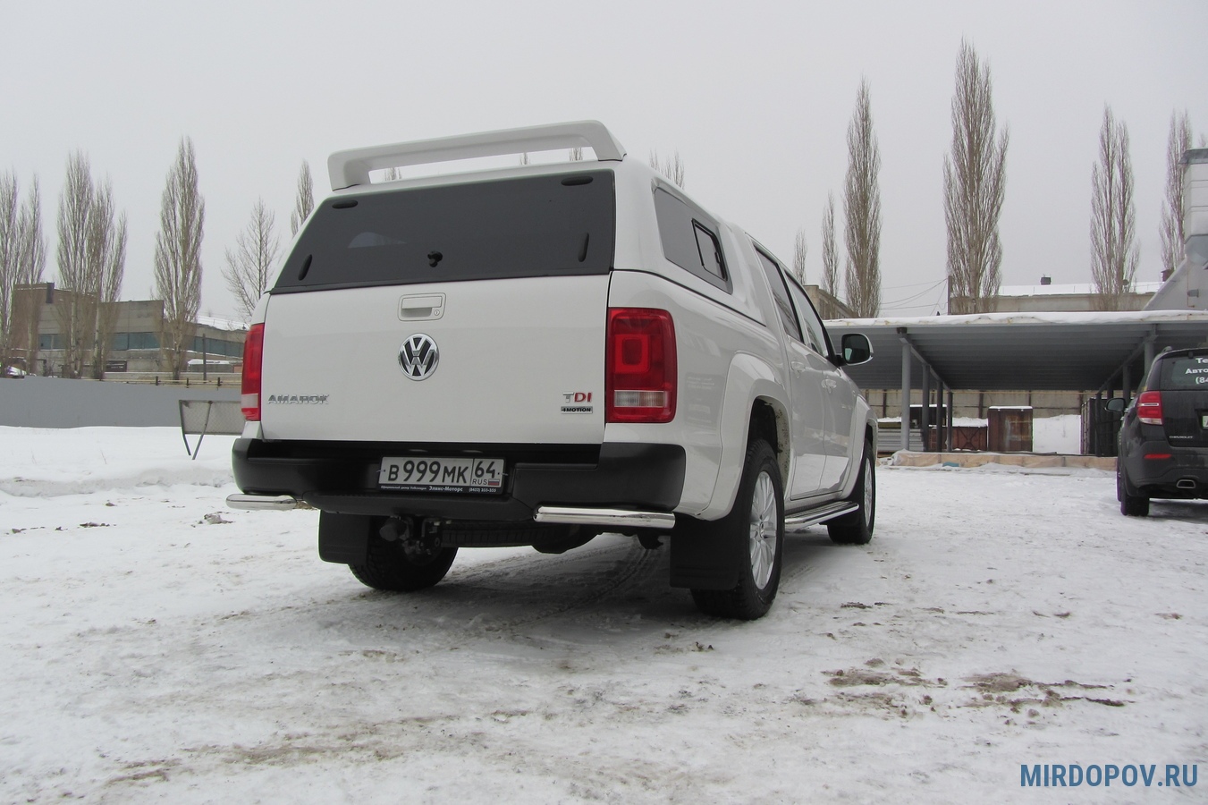 Уголки d57 Volkswagen Amarok (2013-2016) № VWAM13-014 - купить по лучшей  цене на mirdopov.ru