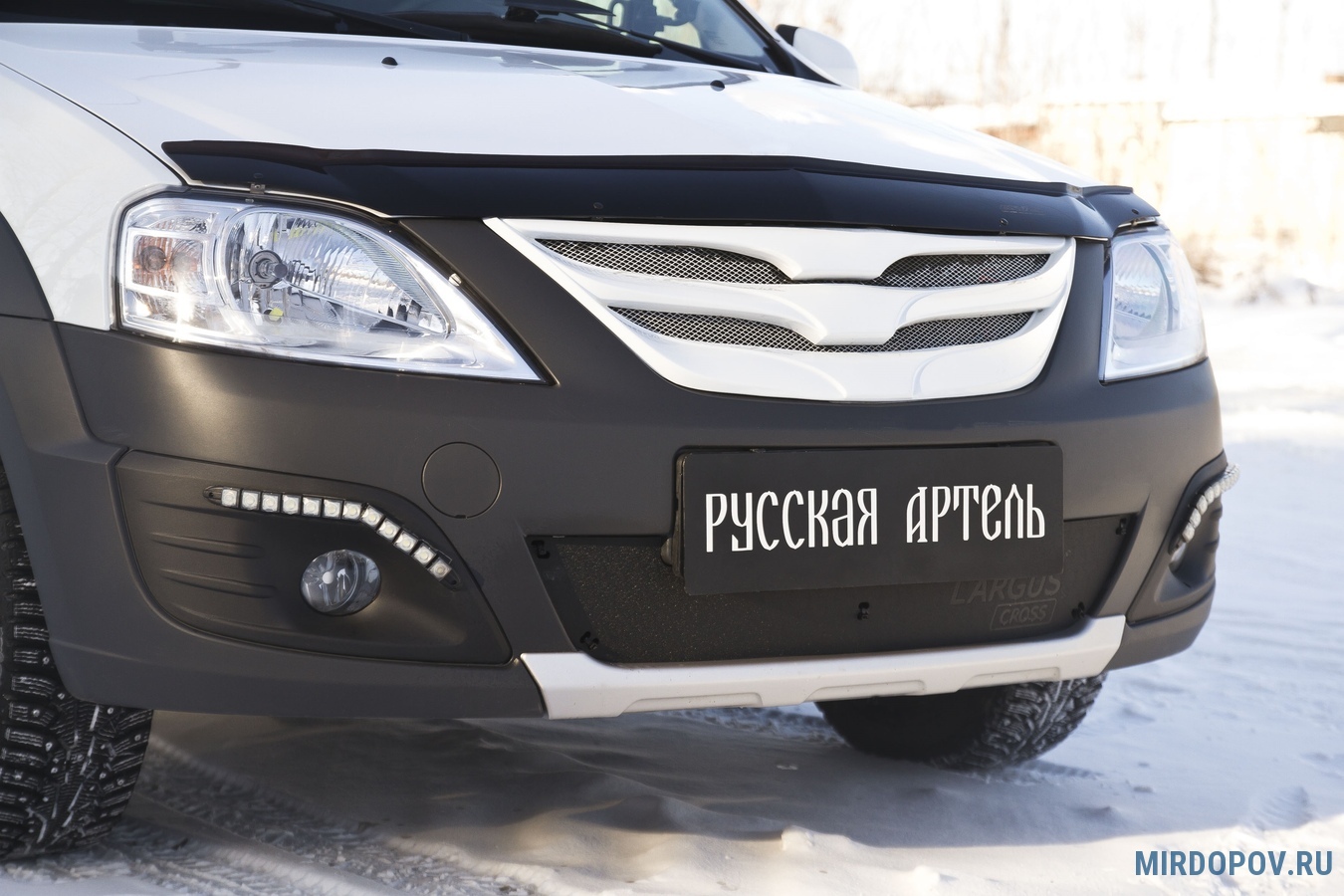 Зимняя защита радиатора Lada Largus Cross универсал (2015-2021) №  ZRL-129902 - купить по лучшей цене на mirdopov.ru