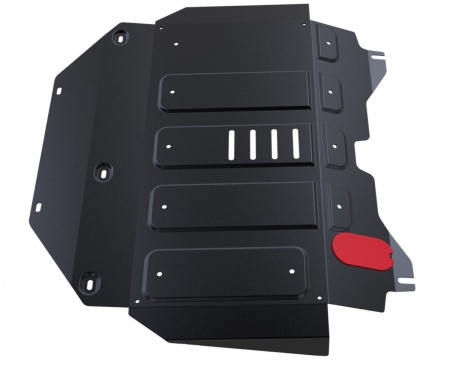 Защита картера и КПП (сталь) Автоброня для Chery Bonus 3 (2014-2016) 111.00913.1