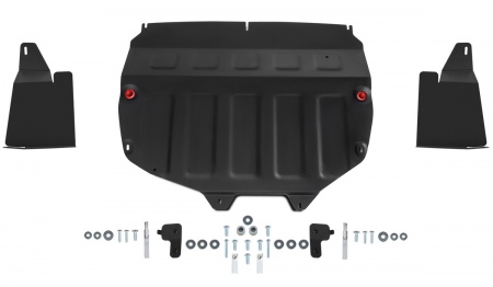 Комплект защит с увеличенной защитой картера (сталь) Автоброня для Chery Tiggo 7 Pro (2020-2023) 111.00921.1