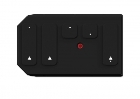 Защита топливного бака (сталь) Автоброня для Chery Tiggo 4 (2024-2025) 111.00946.1