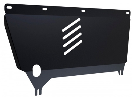 Защита картера и КПП (сталь) Автоброня для Peugeot 207 (2006-2019) 111.01202.1