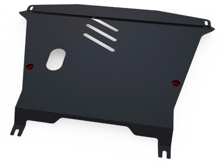 Защита картера и КПП (сталь) Автоброня для Fiat Panda, картер (2003-2012) 111.01704.1