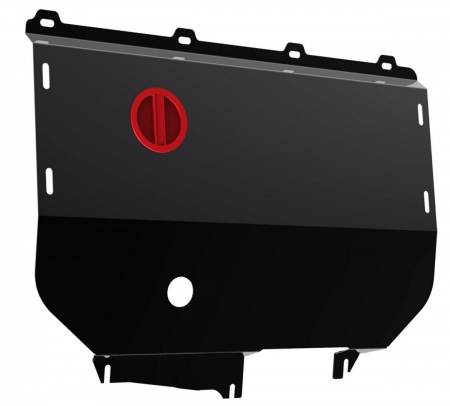 Защита картера и КПП (сталь) Автоброня для Fiat Ducato, картер (2003-2011) 111.01708.1