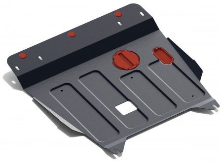 Защита картера и КПП (сталь) Автоброня для Hyundai i20 (2008-2014) 111.02305.1