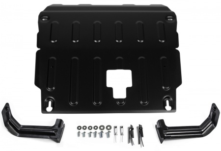 Защита картера и КПП (сталь) Автоброня для Hyundai Creta (2016-2021) 111.02360.1.1