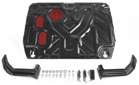 Защита картера и КПП (сталь) Автоброня для Hyundai Creta (2016-2021) 111.02360.1