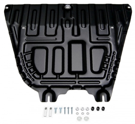 Защита картера и КПП (сталь) Автоброня для Kia Rio (2017-2024) 111.02370.1