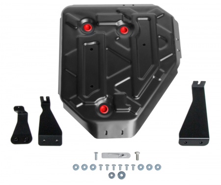 Защита топливного бака (сталь) Автоброня для Hyundai Tucson (2021-2025) 111.02389.1