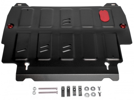 Защита картера и КПП (сталь) Автоброня для Nissan Pathfinder (2014-2017) 111.02415.2