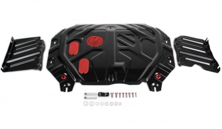 Защита картера и КПП (сталь) Автоброня для Kia Soul (2014-2019) 111.02845.1