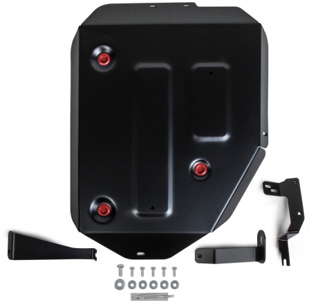 Защита топливного бака (сталь) Автоброня для Kia Sorento (2020-2025) 111.02854.1