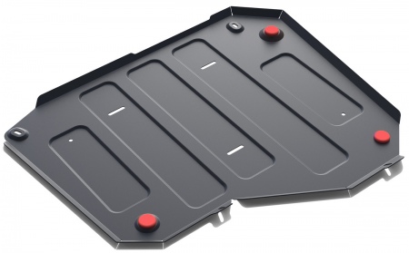 Защита топливного бака (сталь) Автоброня для Lifan X70 (2018-2021) 111.03319.1