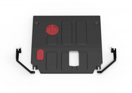 Защита картера и КПП (сталь) Автоброня для Baic U5 (2023-2025) 111.03501.1