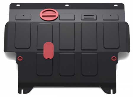 Защита картера и КПП (сталь) Автоброня для Mazda 2 (2007-2014) 111.03801.2